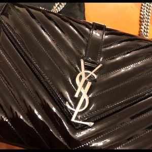 Ysl patent leather purse
